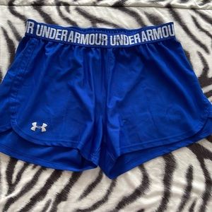Royal Blue UnderArmour shorts